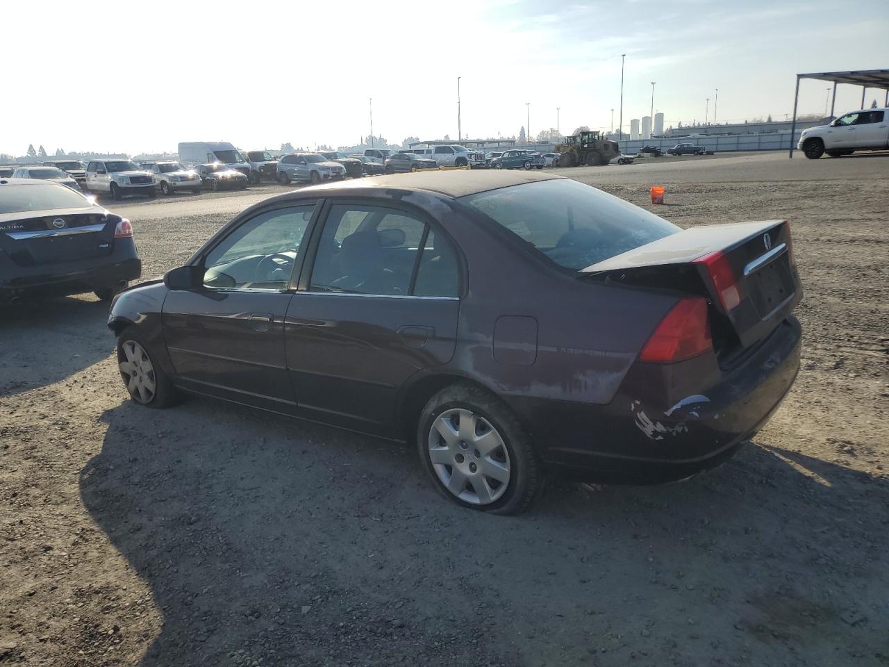 2001 Honda Civic VIN 2HGES26731H501415 Copart auction photo, all over damage thumbnail 2