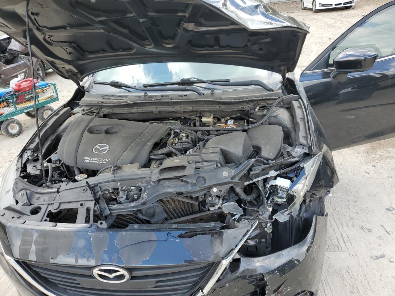 2016 Mazda 3 VIN 3MZBM1U72GM298971 Copart auction photo, front end damage thumbnail 12