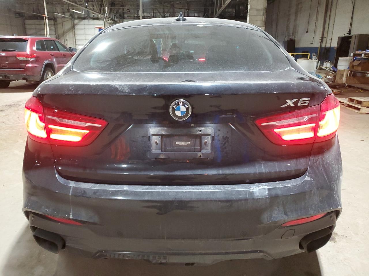 2017 BMW X6 VIN 5UXKU2C37H0U30312 Copart auction photo, rollover / all over damage thumbnail 6