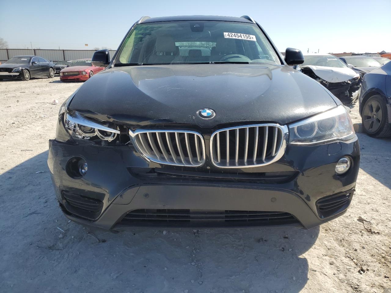 2017 BMW X3 VIN 5UXWZ7C32H0X43137 Copart auction photo, front end / rear end damage thumbnail 5