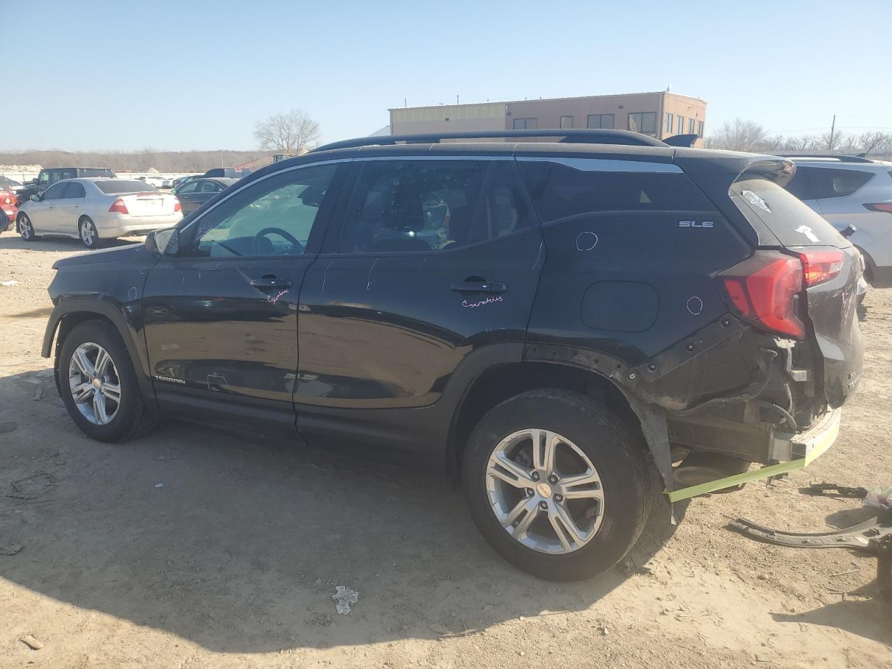 2019 GMC Terrain VIN 3GKALTEVXKL354054 Copart auction photo, undercarriage / all over damage thumbnail 2