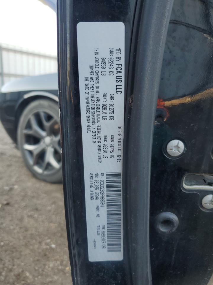 2015 Dodge Challenger VIN 2C3CDZBG9FH865641 Copart auction photo, rear end / minor dent/scratches damage thumbnail 12