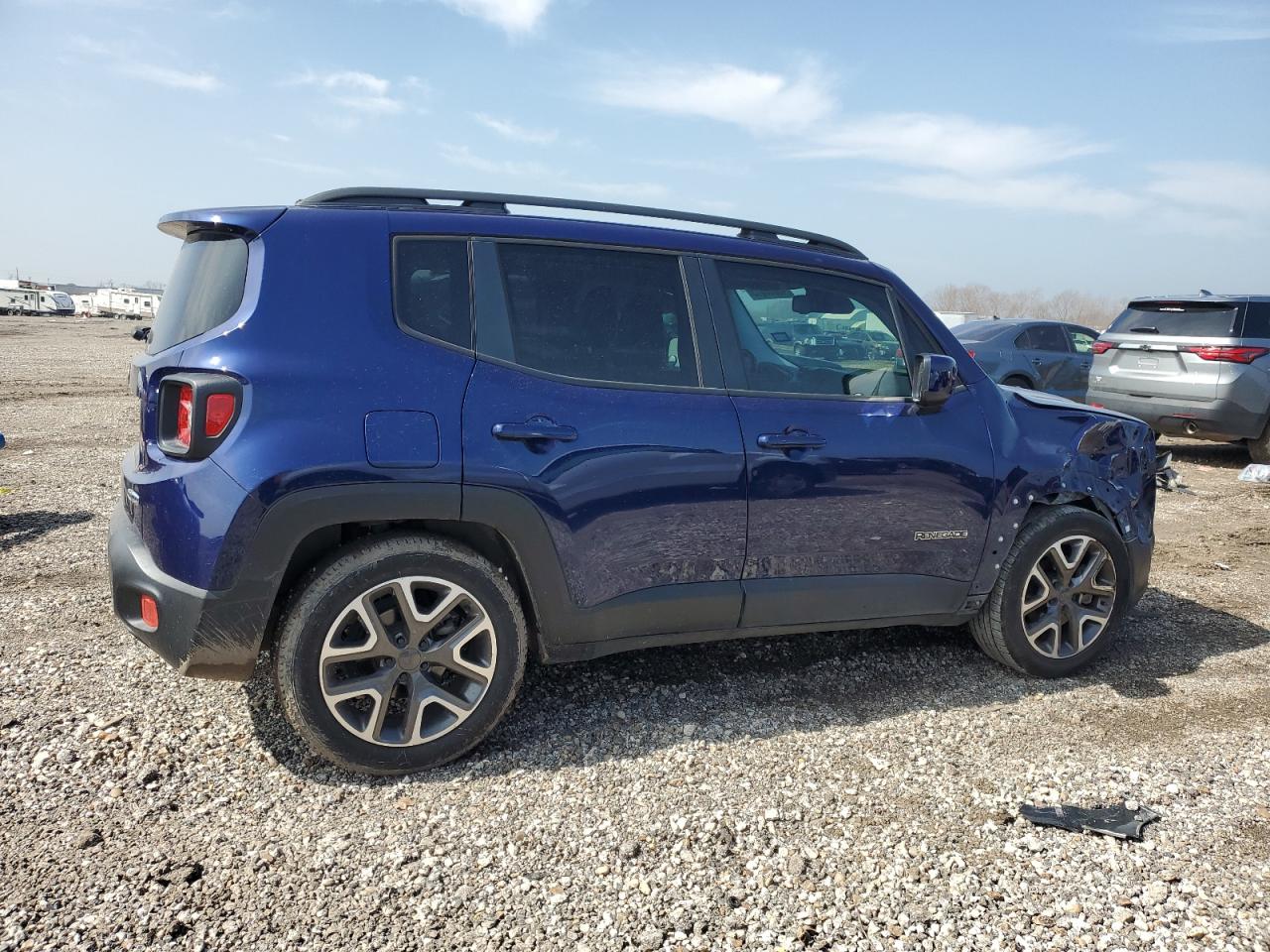 2017 Jeep Renegade VIN ZACCJABBXHPE68371 Copart auction photo, front end damage thumbnail 3