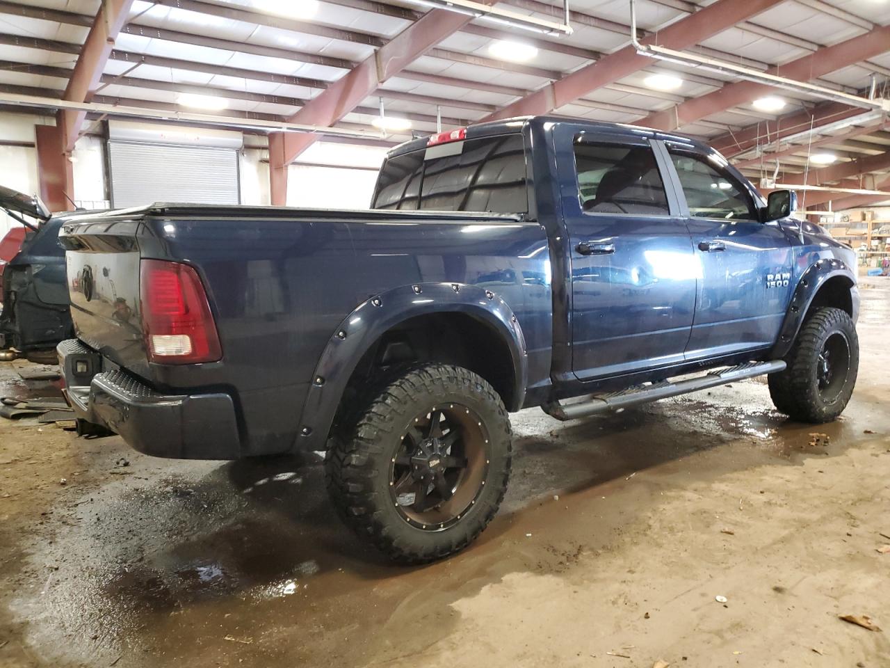 2013 RAM 1500 VIN 1C6RR7MTXDS505393 Copart auction photo, side / front end damage thumbnail 3