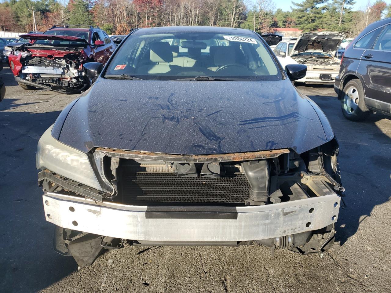 2016 Acura ILX VIN 19UDE2F31GA010364 Copart auction photo, rear end / front end damage thumbnail 5