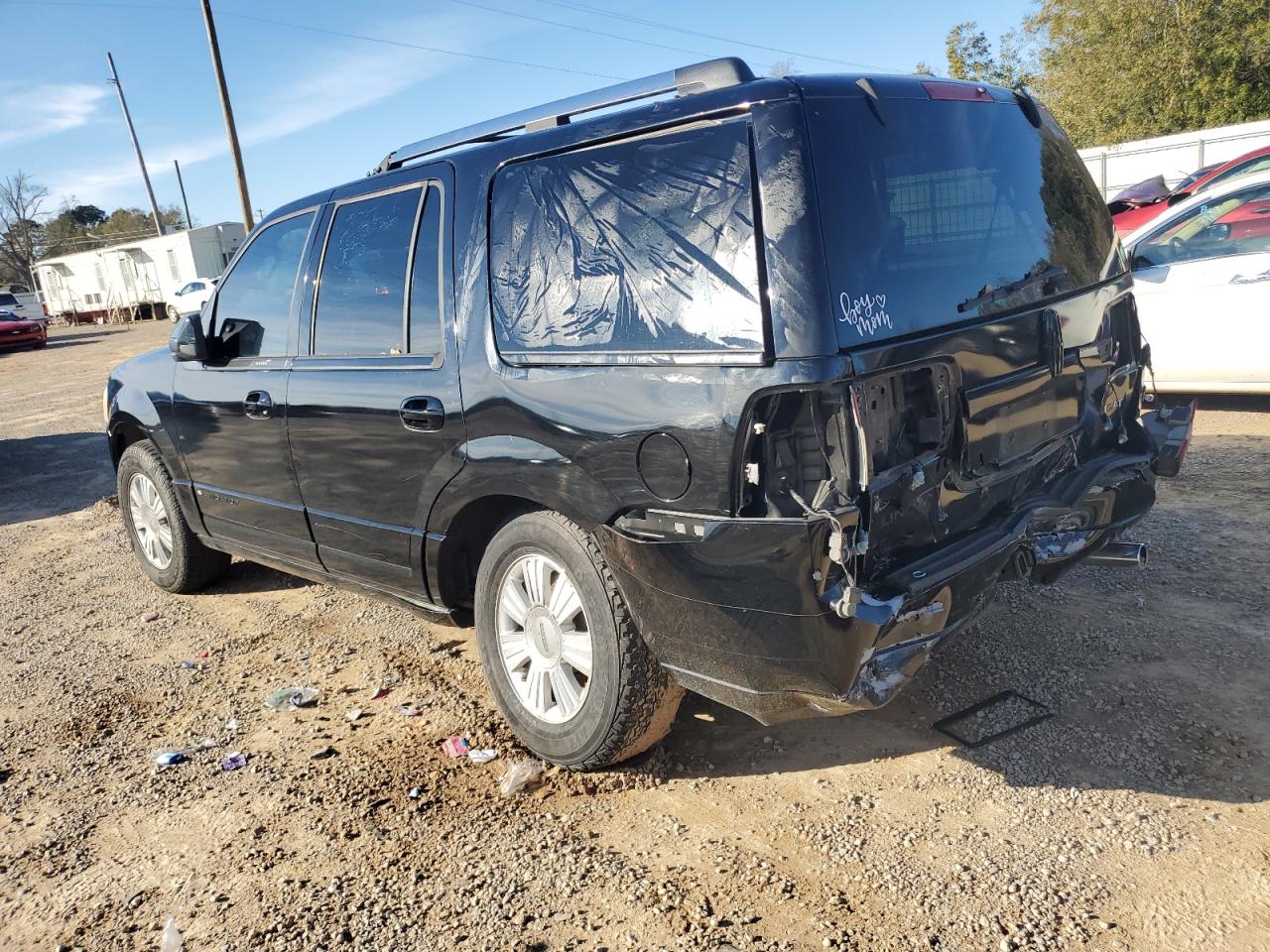 2007 Lincoln Navigator VIN 5LMFU27577LJ05860 Copart auction photo, rear end / mechanical damage thumbnail 2