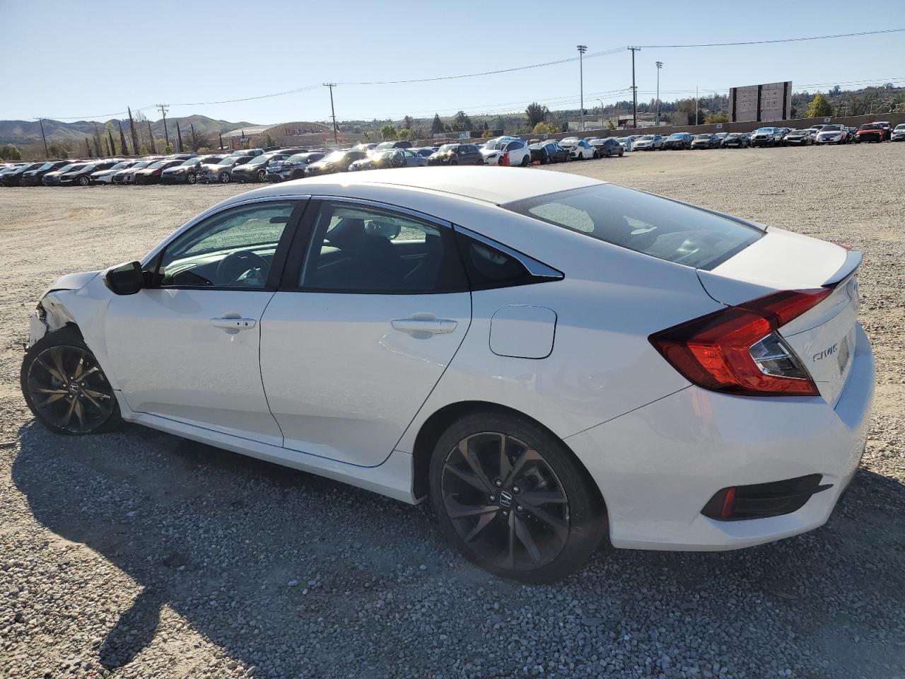 2020 Honda Civic VIN 19XFC2F80LE212340 Copart auction photo, front end damage thumbnail 2