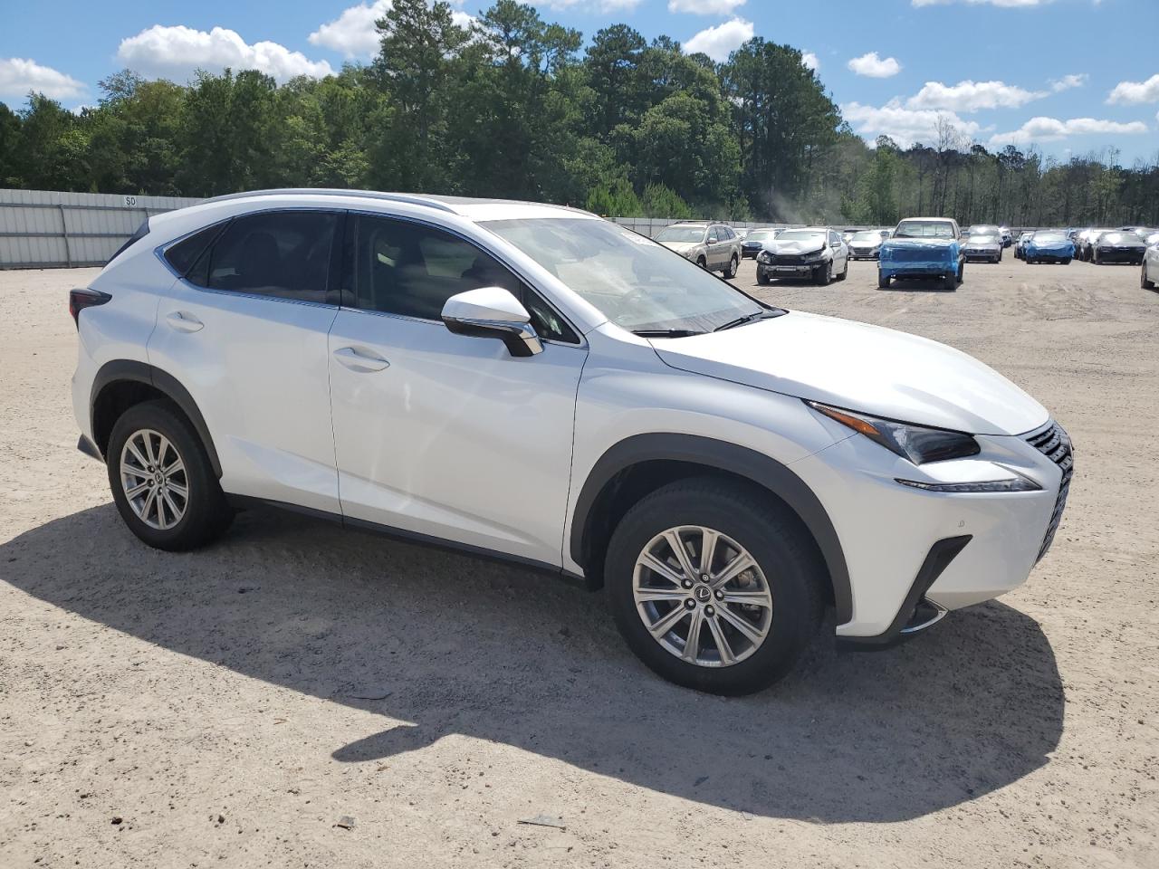 2021 Lexus NX VIN JTJDARBZ9M5030814 Copart auction photo, side damage thumbnail 4