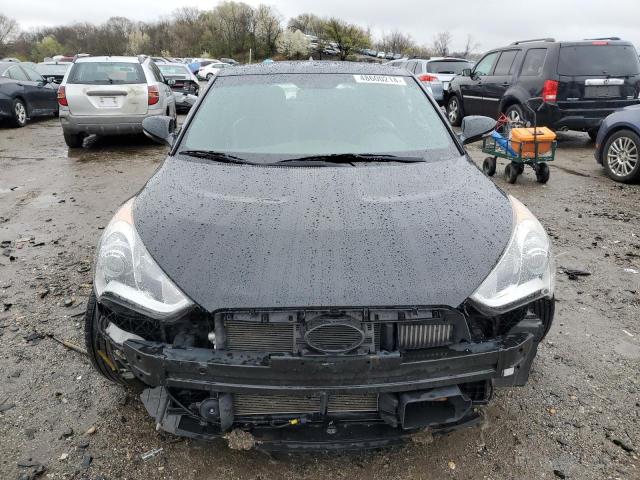 2016 Hyundai Veloster VIN KMHTC6AE8GU255401 Copart auction photo, undercarriage / front end damage thumbnail 5