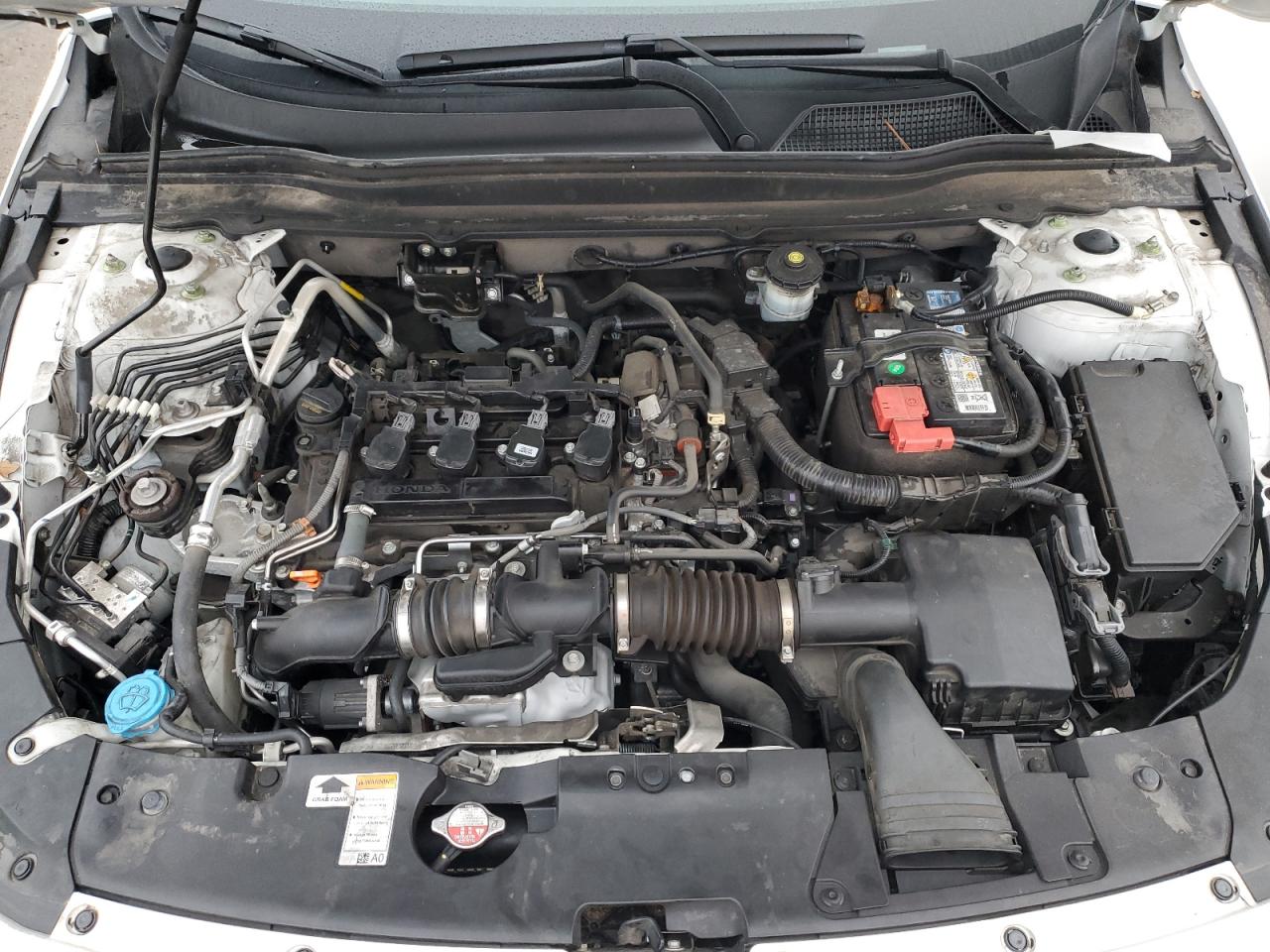 2022 Honda Accord VIN 1HGCV1F34NA025833 Copart auction photo, front end / side damage thumbnail 13