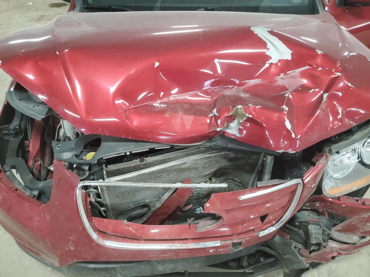 2010 Hyundai Santa Fe VIN 5NMSK4AG7AH376010 Copart auction photo, front end / side damage thumbnail 14