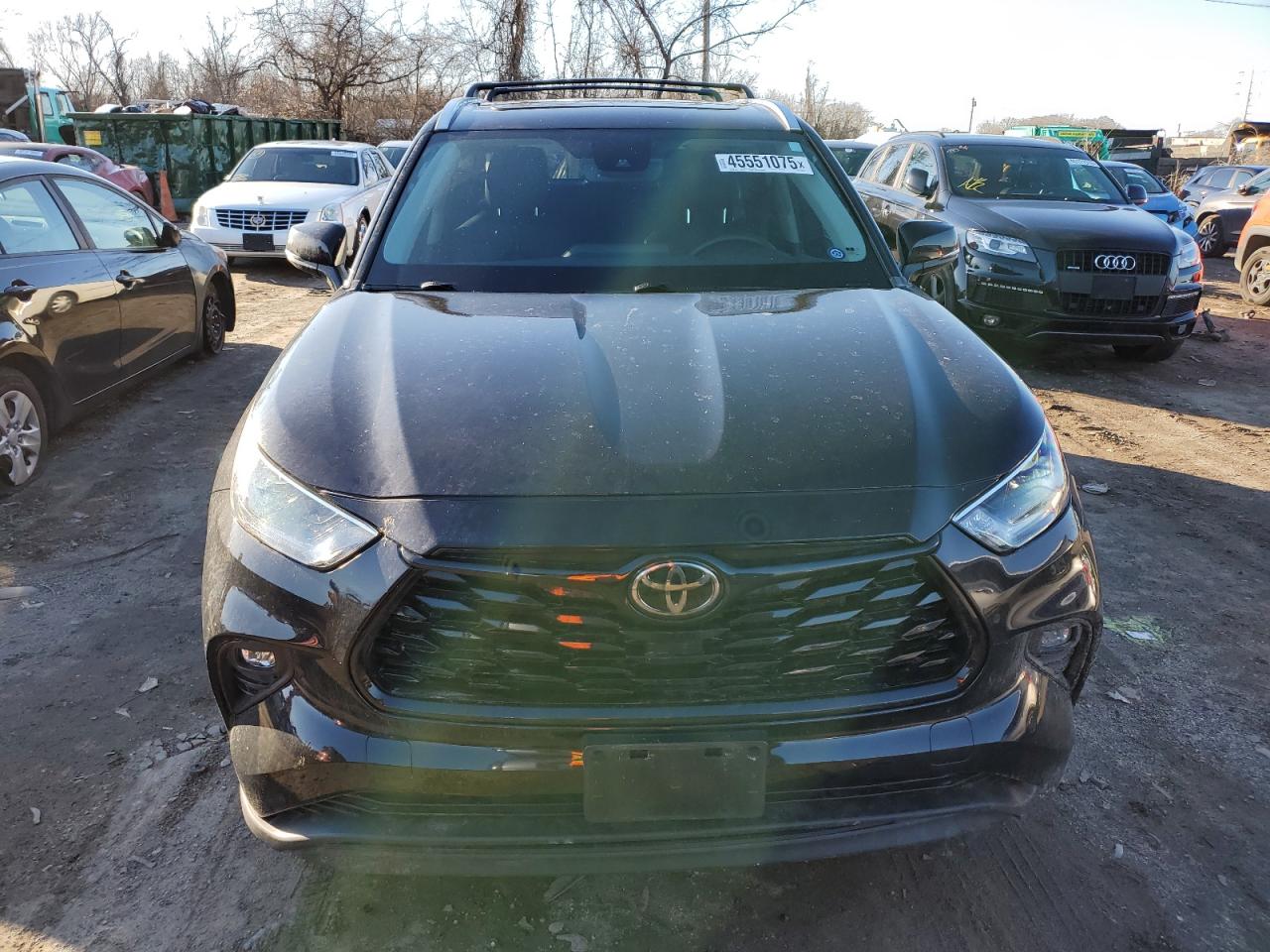 2021 Toyota Highlander VIN 5TDHZRBH1MS131487 Copart auction photo, minor dent/scratches damage thumbnail 5