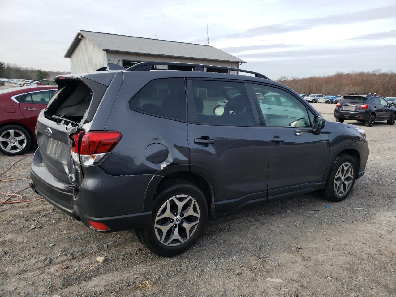 2021 Subaru Forester VIN JF2SKAFCXMH558506 Copart auction photo, rear end damage thumbnail 3