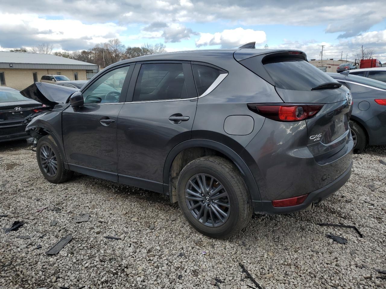 2019 Mazda CX-5 VIN JM3KFBCM9K1632078 Copart auction photo, front end / side damage thumbnail 2