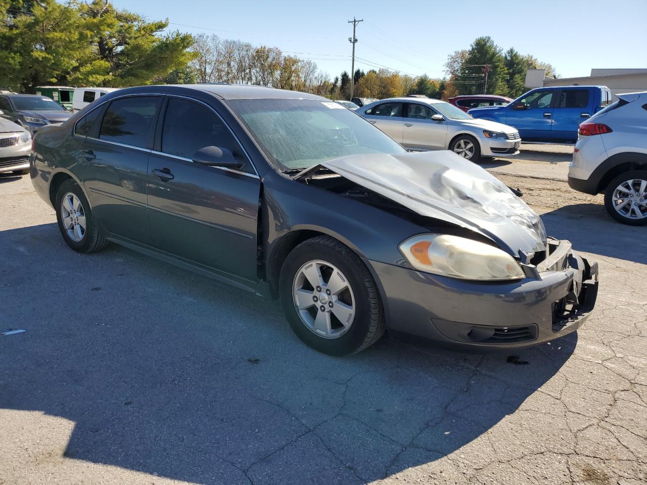 2011 Chevrolet Impala VIN 2G1WG5EK8B1134218 Copart auction photo, front end / frame damage damage thumbnail 4