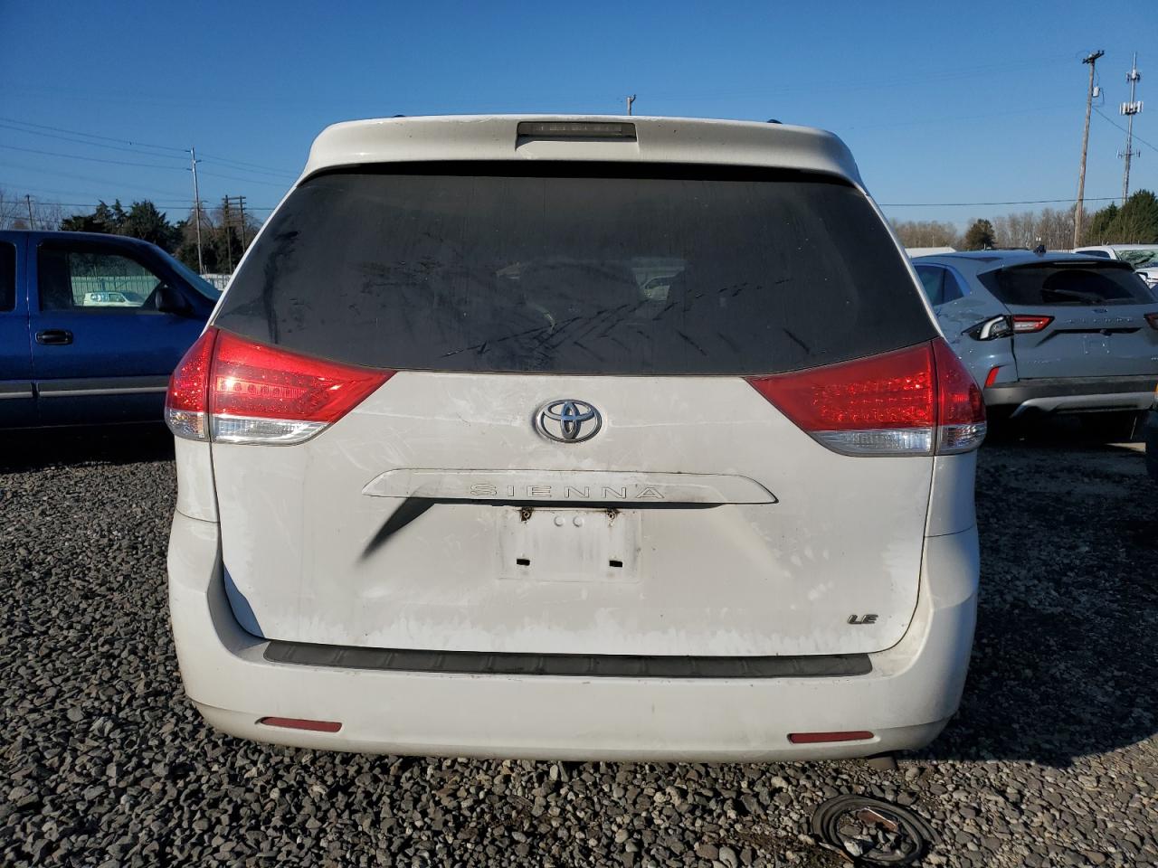 2013 Toyota Sienna VIN 5TDKK3DC7DS397847 Copart auction photo, front end / side damage thumbnail 6