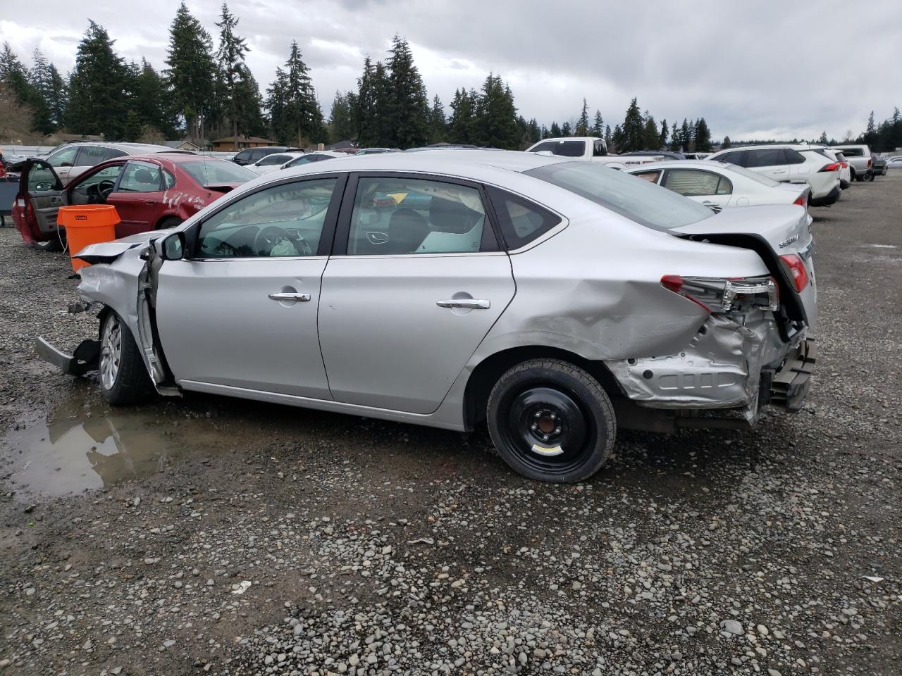 2016 Nissan Sentra VIN 3N1AB7AP8GY210125 Copart auction photo, rear end / front end damage thumbnail 2
