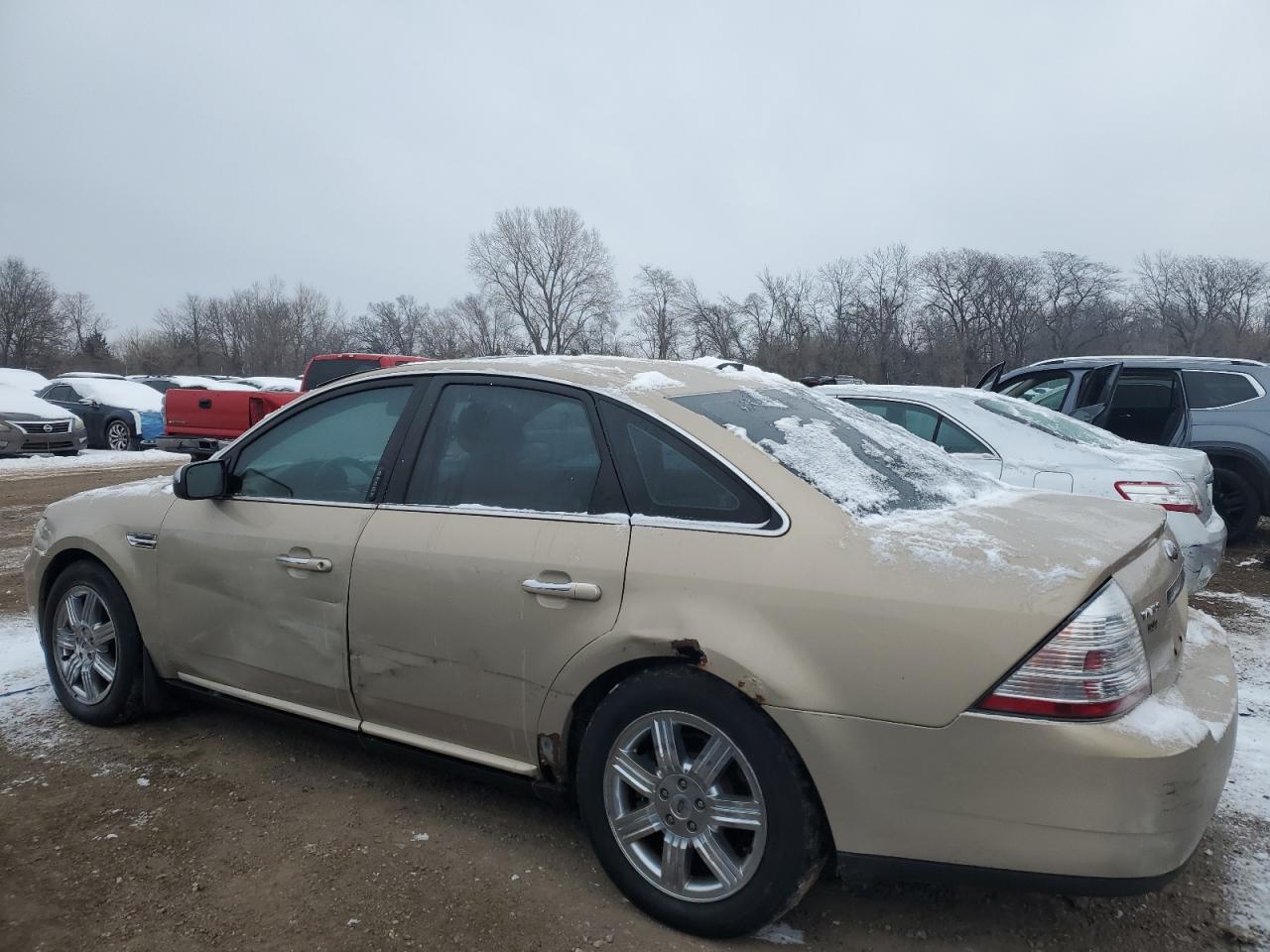 2008 Ford Taurus VIN 1FAHP25WX8G104690 Copart auction photo, rear end / side damage thumbnail 2