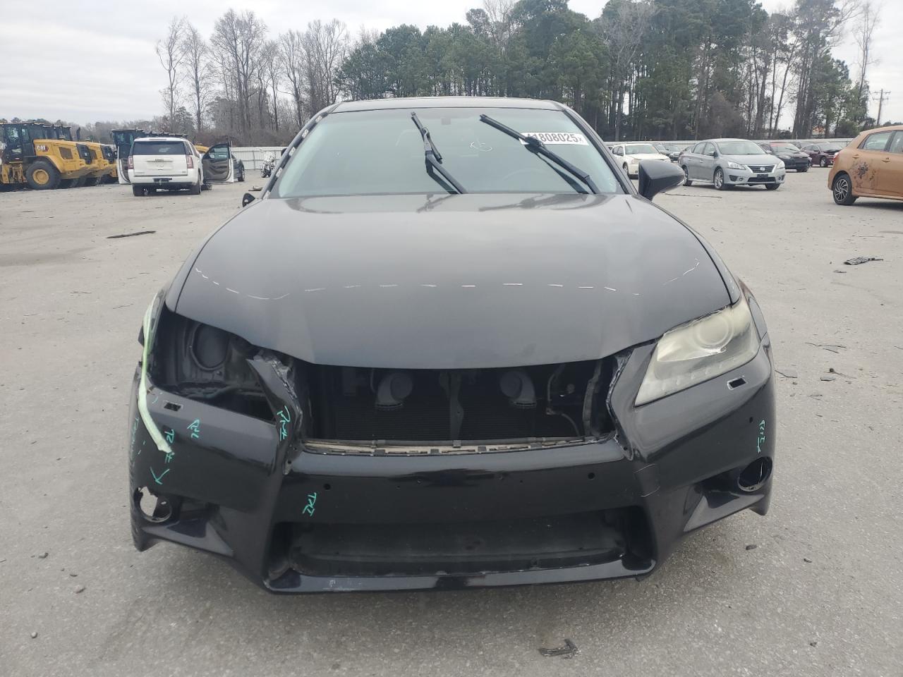2014 Lexus GS VIN JTHCE1BL5E5022337 Copart auction photo, front end / side damage thumbnail 5