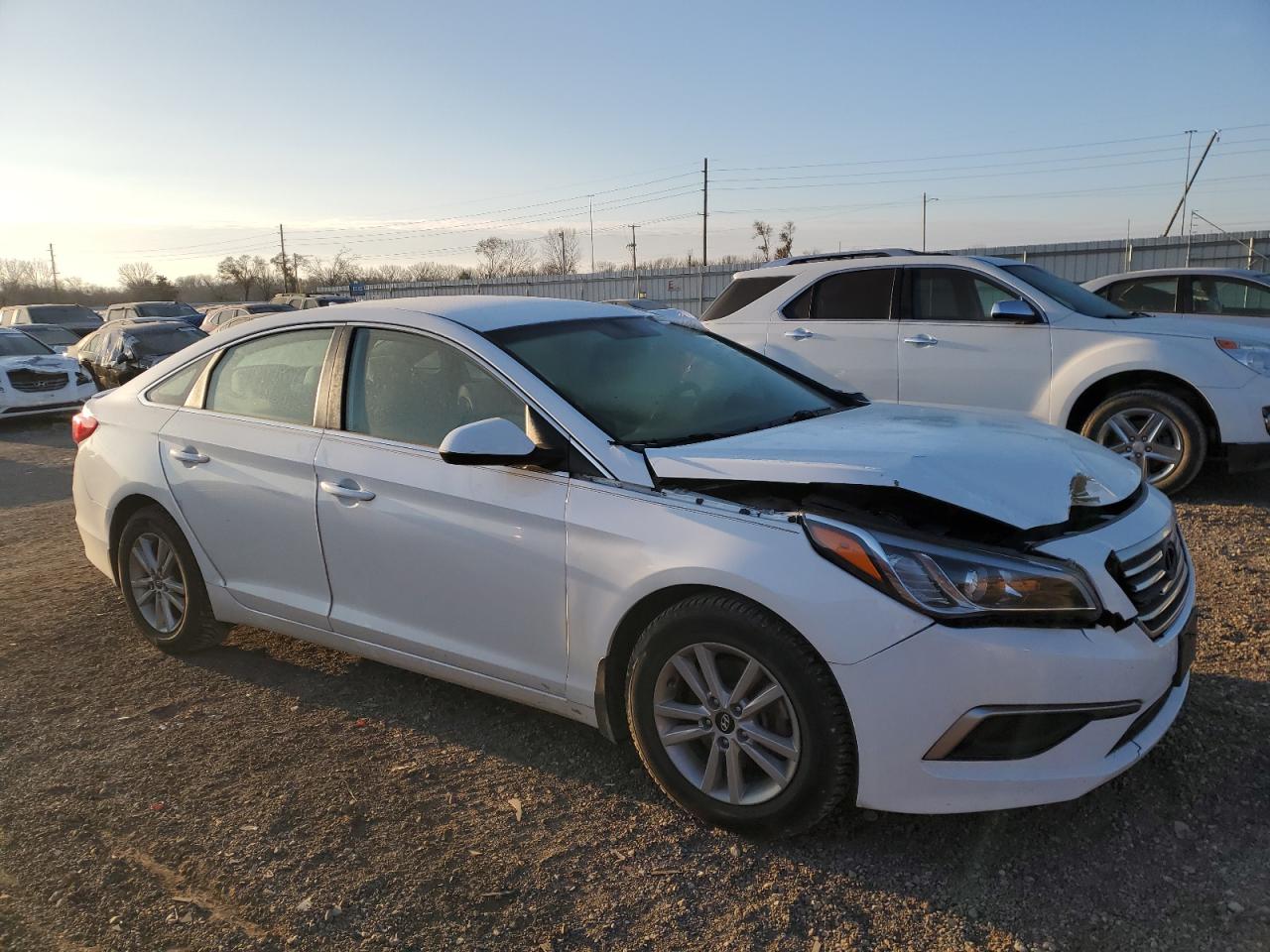 2017 Hyundai Sonata VIN 5NPE24AF6HH485365 Copart auction photo, front end damage thumbnail 4