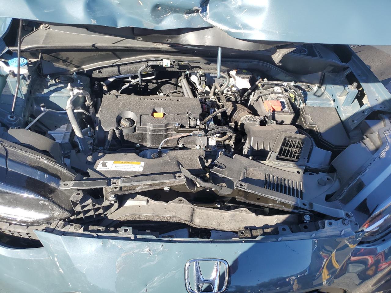 2023 Honda HR-V VIN 3CZRZ1H53PM735480 Copart auction photo, front end damage thumbnail 11