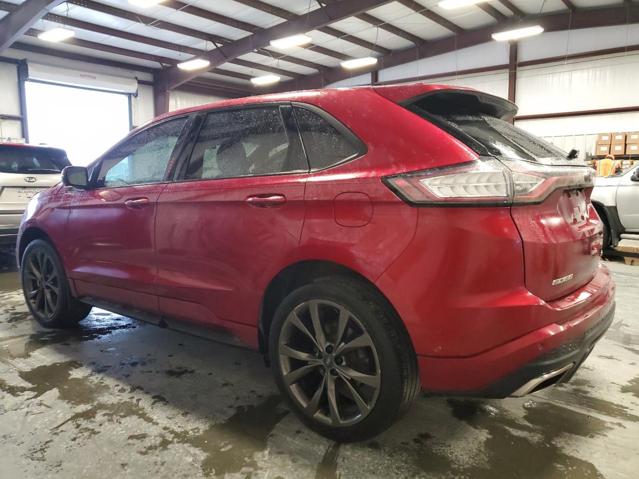 2015 Ford Edge VIN 2FMTK4AP5FBB71145 Copart auction photo, side / front end damage thumbnail 2