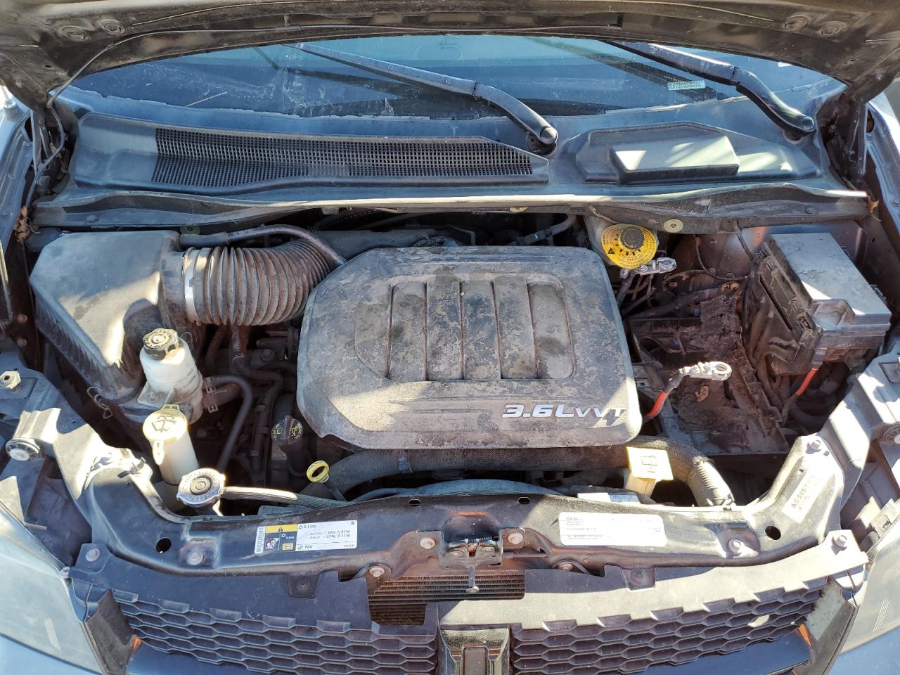 2015 Dodge Caravan VIN 2C4RDGBG0FR669124 Copart auction photo, mechanical damage thumbnail 12