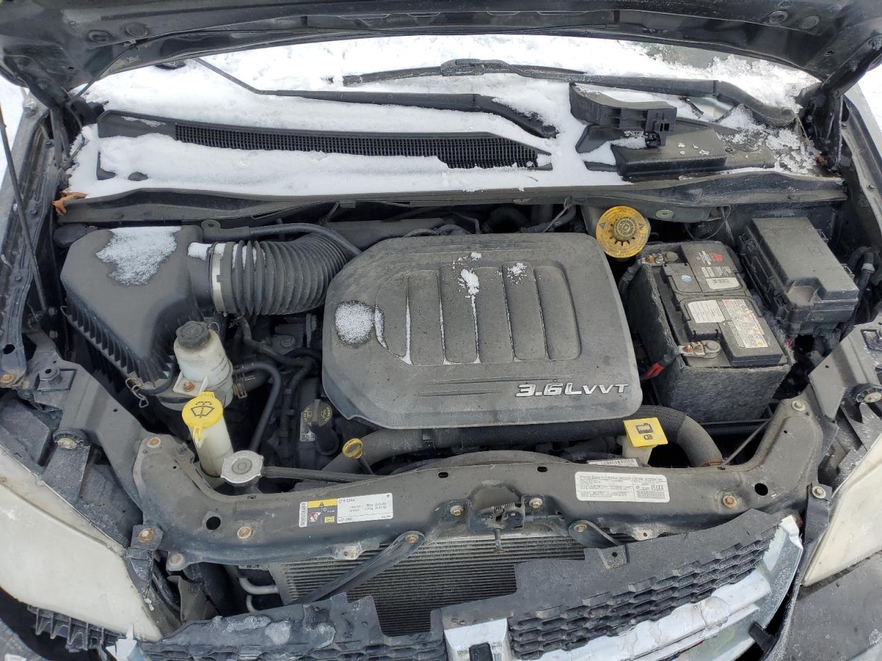 2014 Dodge Caravan VIN 2C4RDGBG8ER305791 Copart auction photo, front end / rear end damage thumbnail 12