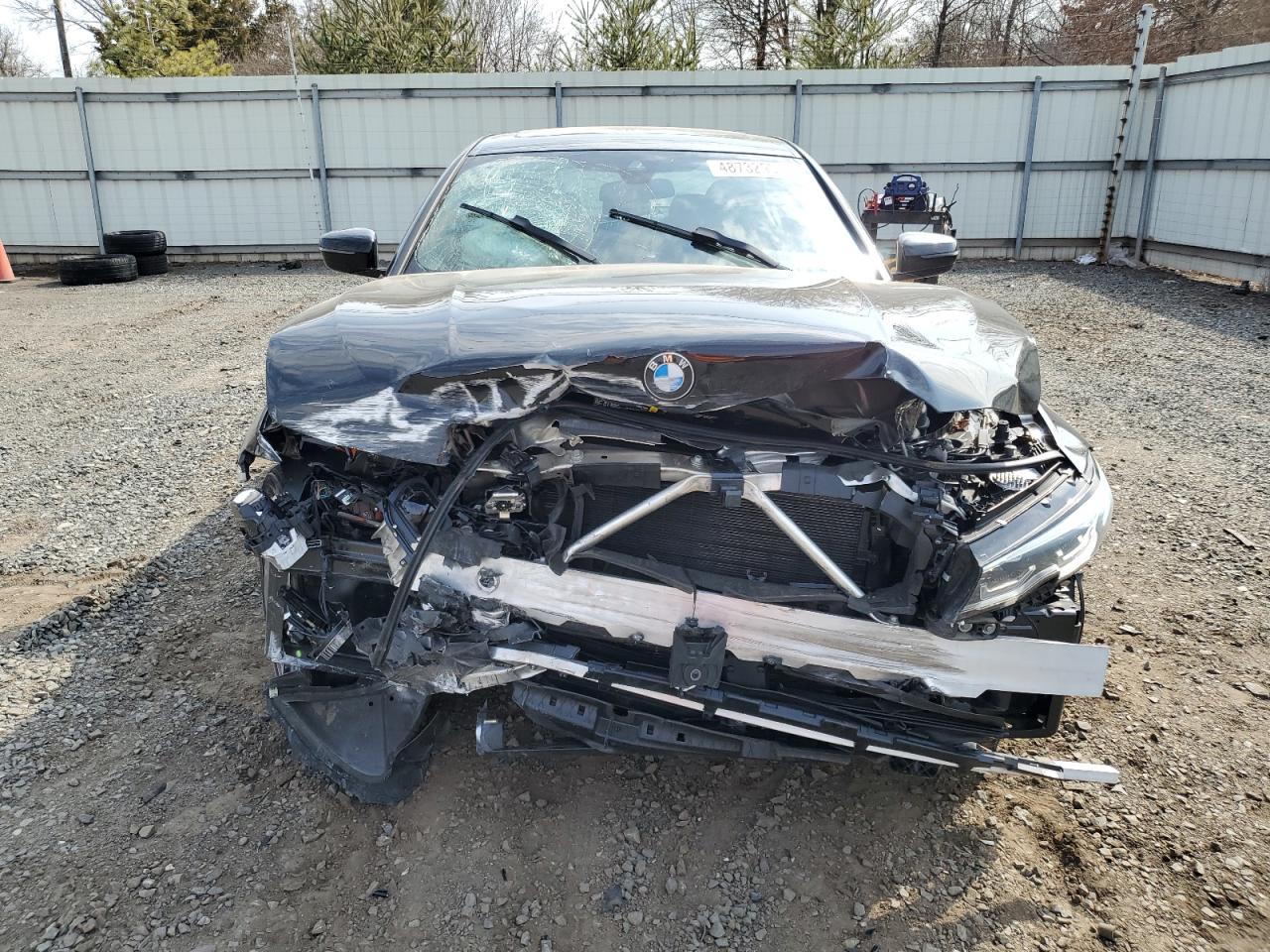 2022 BMW 3er VIN 3MW5R7J05N8C55952 Copart auction photo, all over damage thumbnail 5