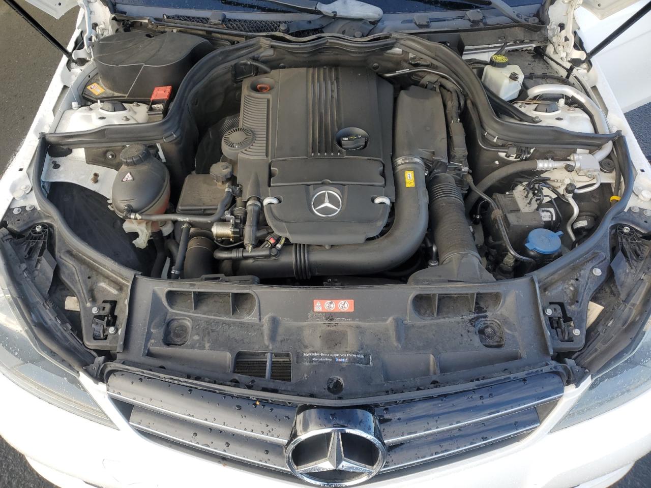 2015 Mercedes-Benz C-klasse VIN WDDGJ4HB6FG433210 Copart auction photo, rear end / side damage thumbnail 12