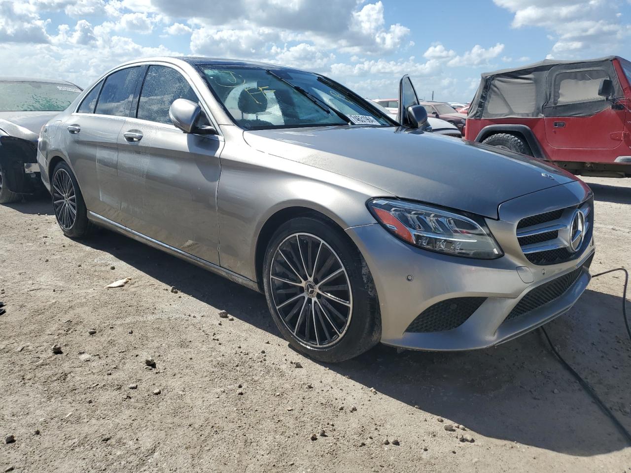 2020 Mercedes-Benz C-klasse VIN W1KWF8DB3LR594544 Copart auction photo, water/flood damage thumbnail 4