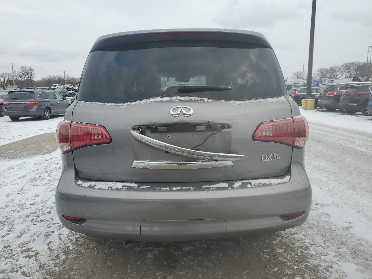 2011 Infiniti QX56 VIN JN8AZ2NE7B9002616 Copart auction photo, front end damage thumbnail 6
