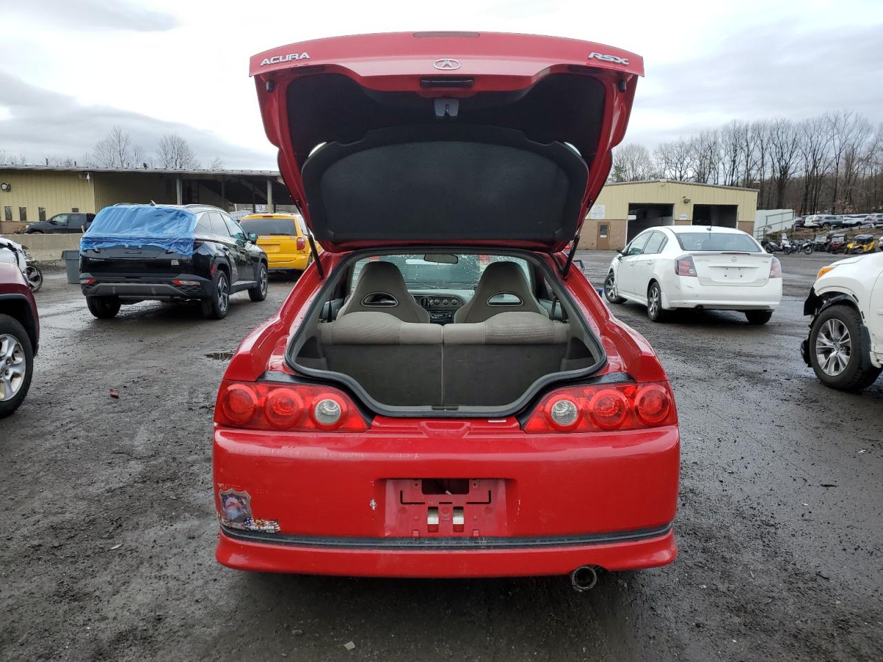 2005 Acura RSX VIN JH4DC54835S007993 Copart auction photo, front end / rear end damage thumbnail 6
