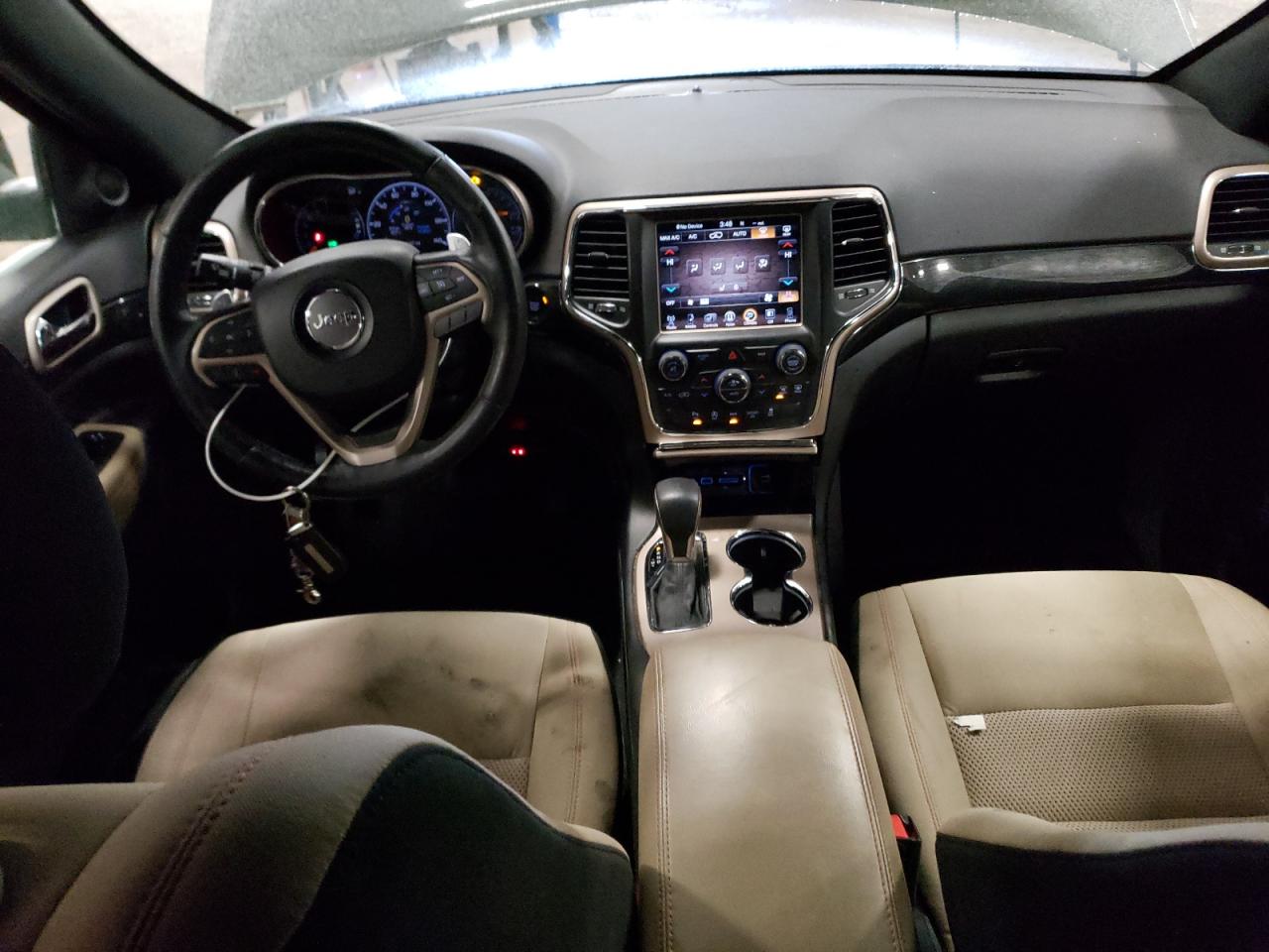 2016 Jeep Grand Cherokee VIN 1C4RJFAGXGC504714 Copart auction photo, front end damage thumbnail 8