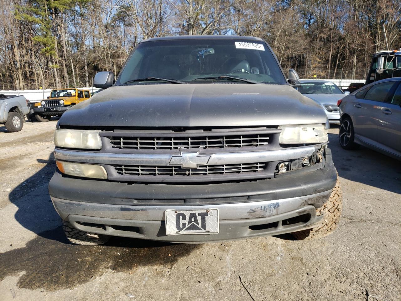 2002 Chevrolet Silverado VIN 2GCEC19T421120617 Copart auction photo, front end / undercarriage damage thumbnail 5