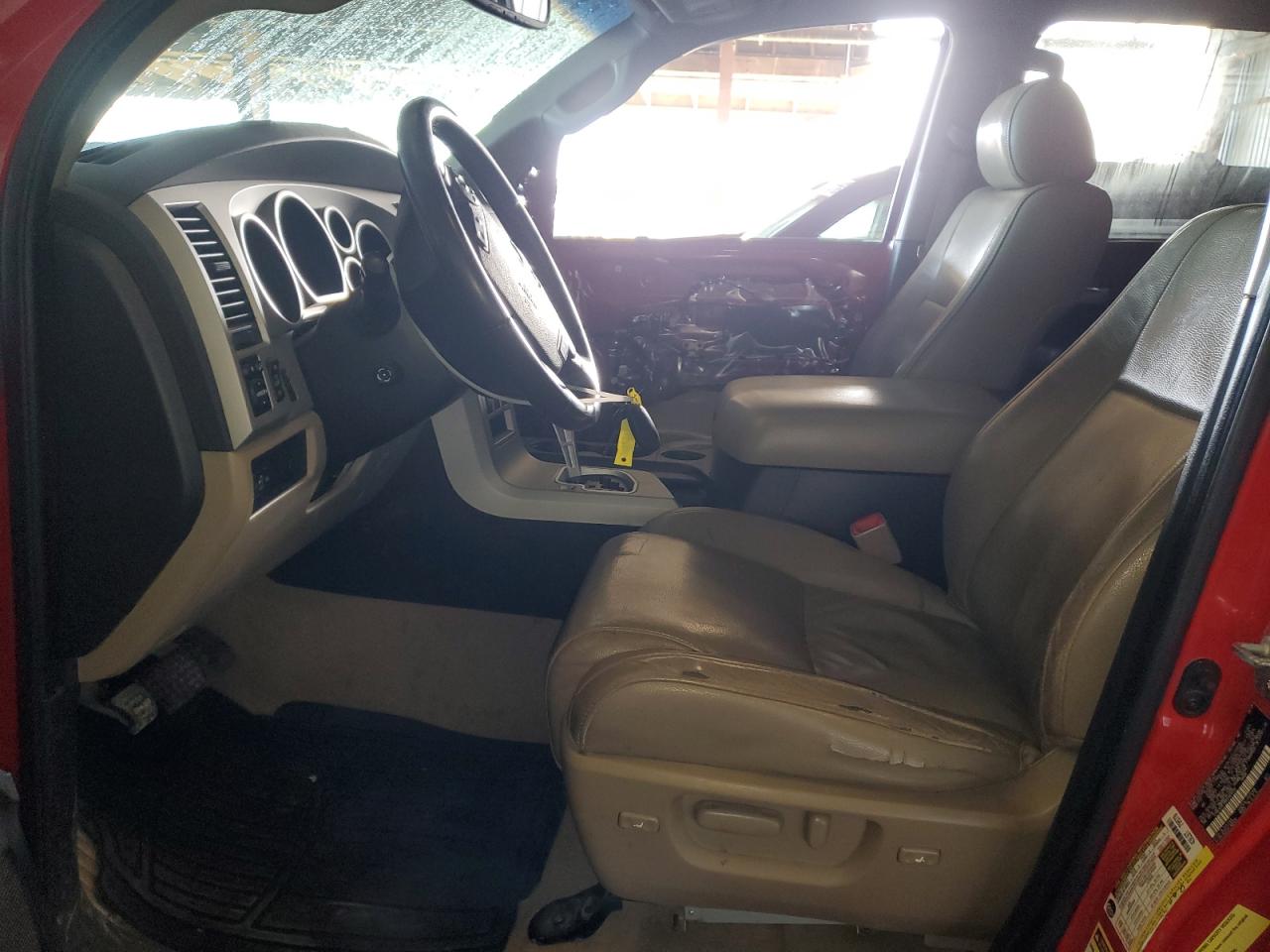2008 Toyota Tundra VIN 5TBEV58188S483255 Copart auction photo, front end / side damage thumbnail 7