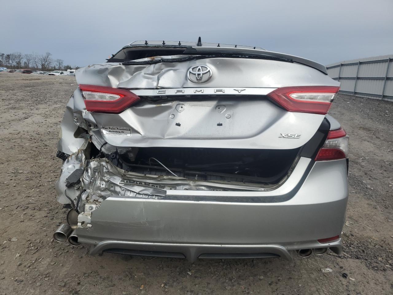 2019 Toyota Camry VIN 4T1B61HK3KU765018 Copart auction photo, rear end / front end damage thumbnail 6