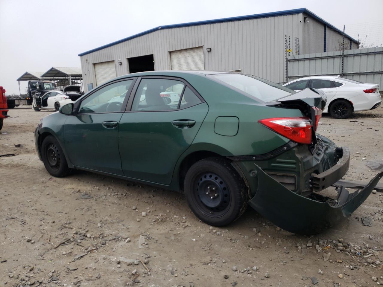 2014 Toyota Corolla VIN 2T1BURHE1EC131453 Copart auction photo, rear end / side damage thumbnail 2