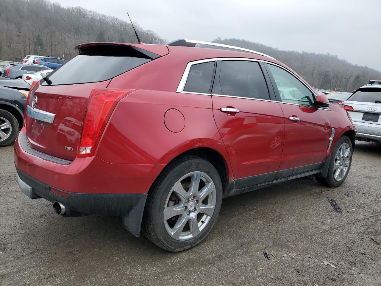 2012 Cadillac SRX VIN 3GYFNEE38CS608870 Copart auction photo, front end damage thumbnail 3