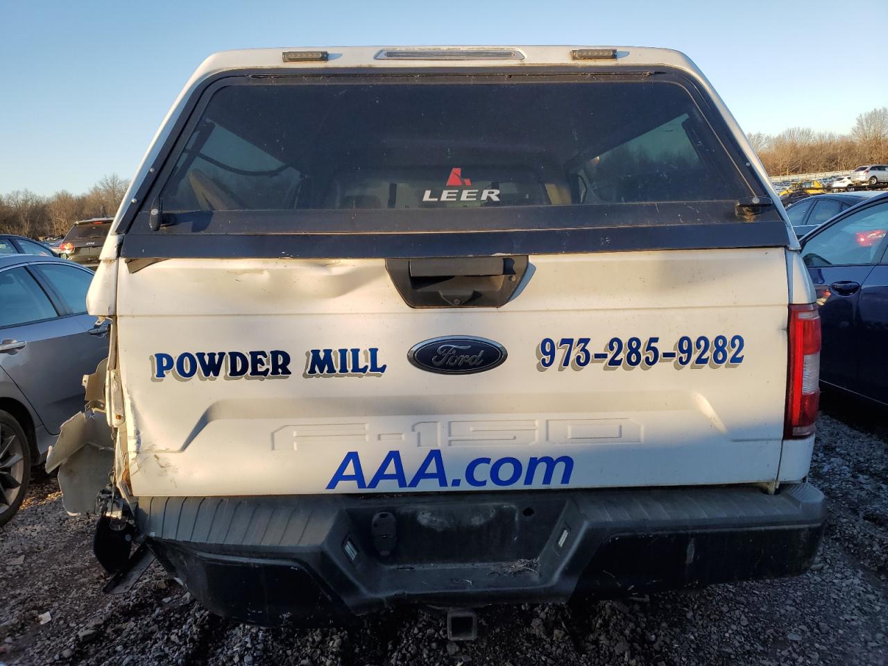 2018 Ford F-150 VIN 1FTMF1CB0JKF12205 Copart auction photo, rear end damage thumbnail 6