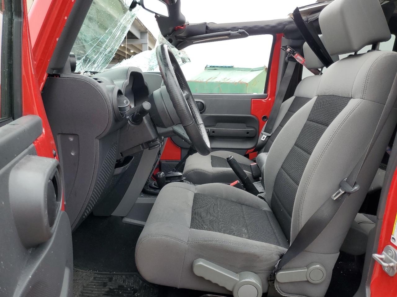 2010 Jeep Wrangler VIN 1J4BA3H15AL106717 Copart auction photo, top/roof / mechanical damage thumbnail 7