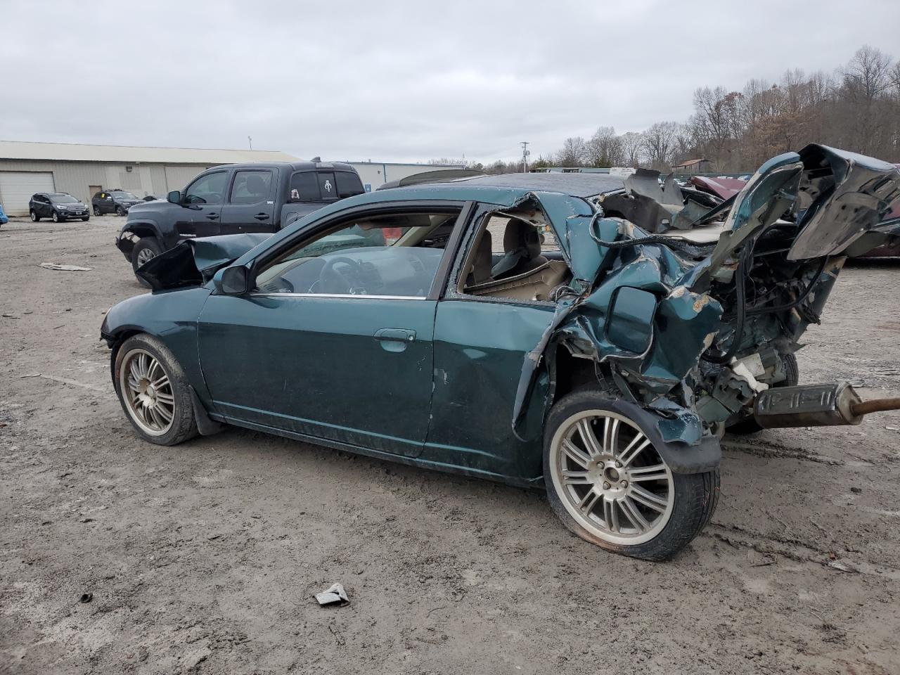 2001 Honda Civic VIN 1HGEM22911L082565 Copart auction photo, all over damage thumbnail 2