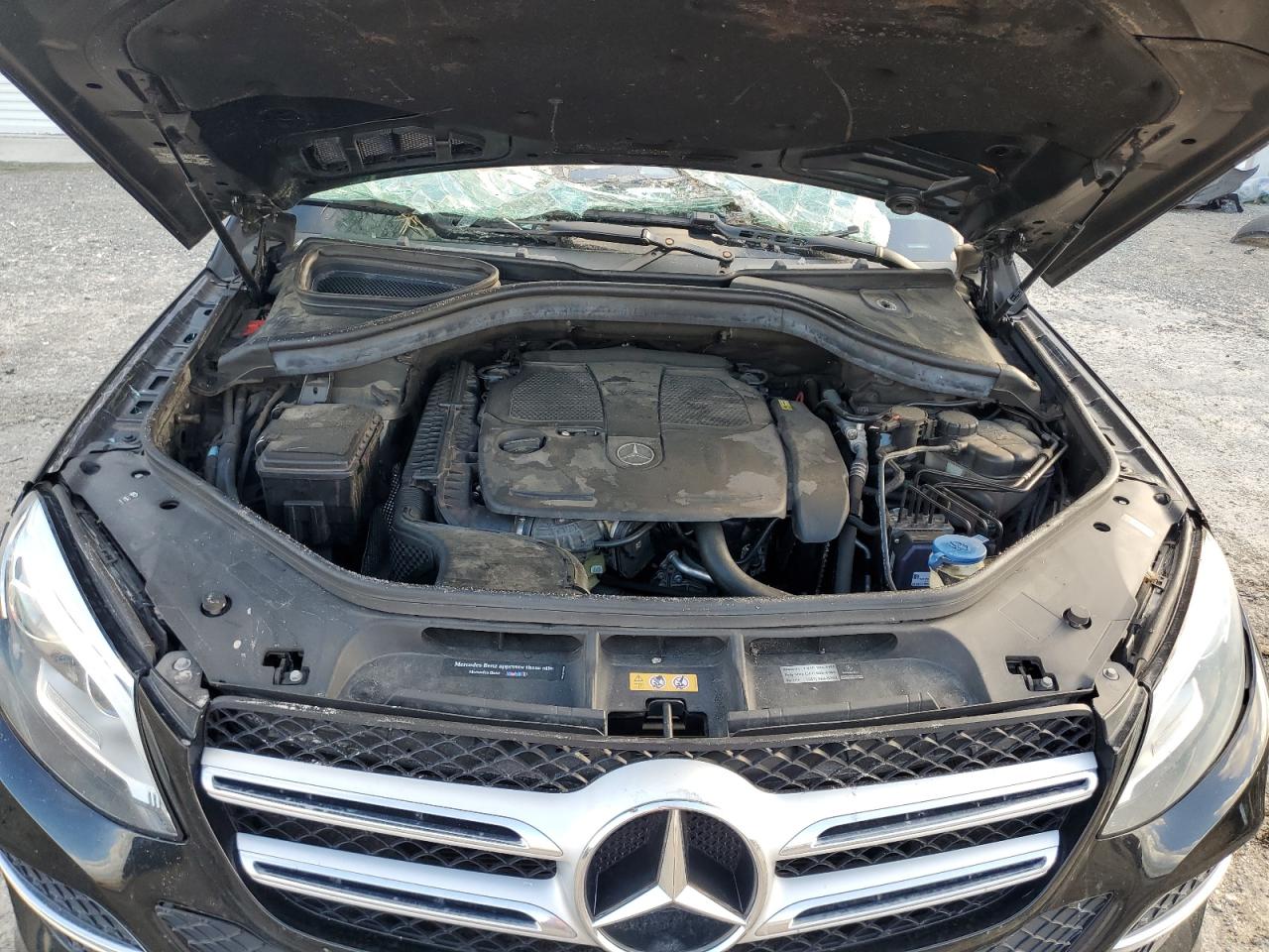 2017 Mercedes-Benz GLE VIN 4JGDA5JB2HA948591 Copart auction photo, all over damage thumbnail 12