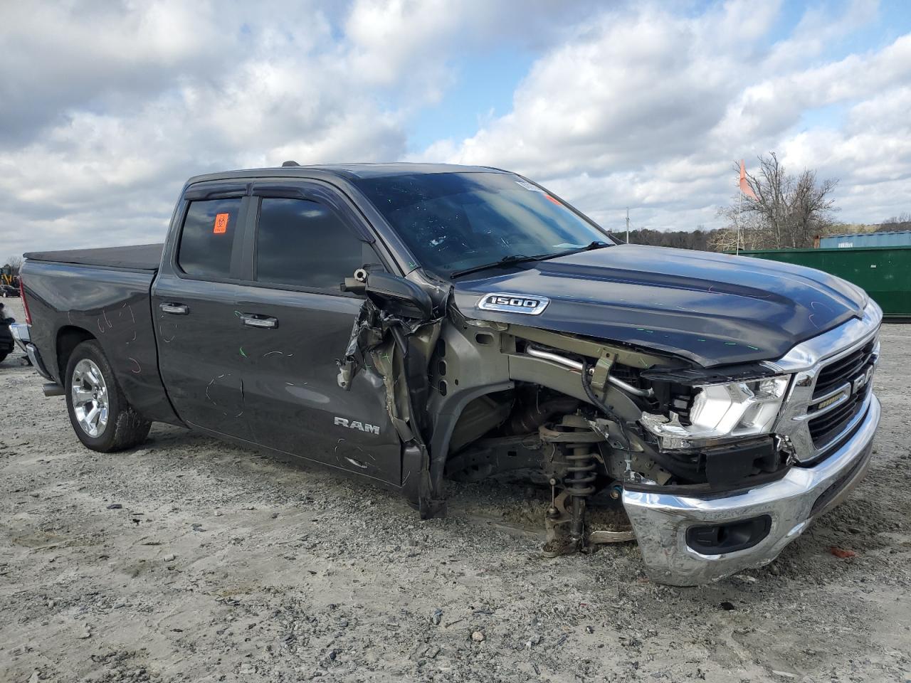 2020 RAM 1500 VIN 1C6RREBG8LN133396 Copart auction photo, all over damage thumbnail 4
