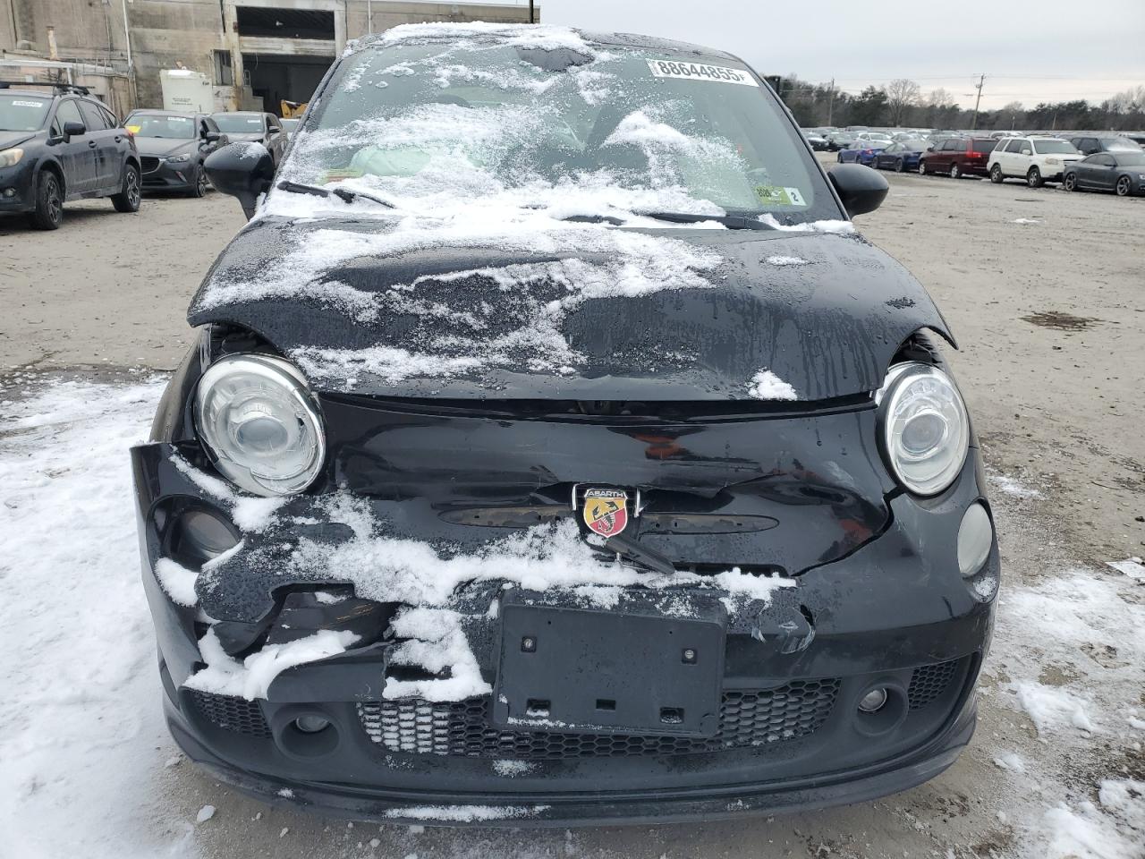 2015 Fiat 500 VIN 3C3CFFFH4FT610060 Copart auction photo, front end damage thumbnail 5