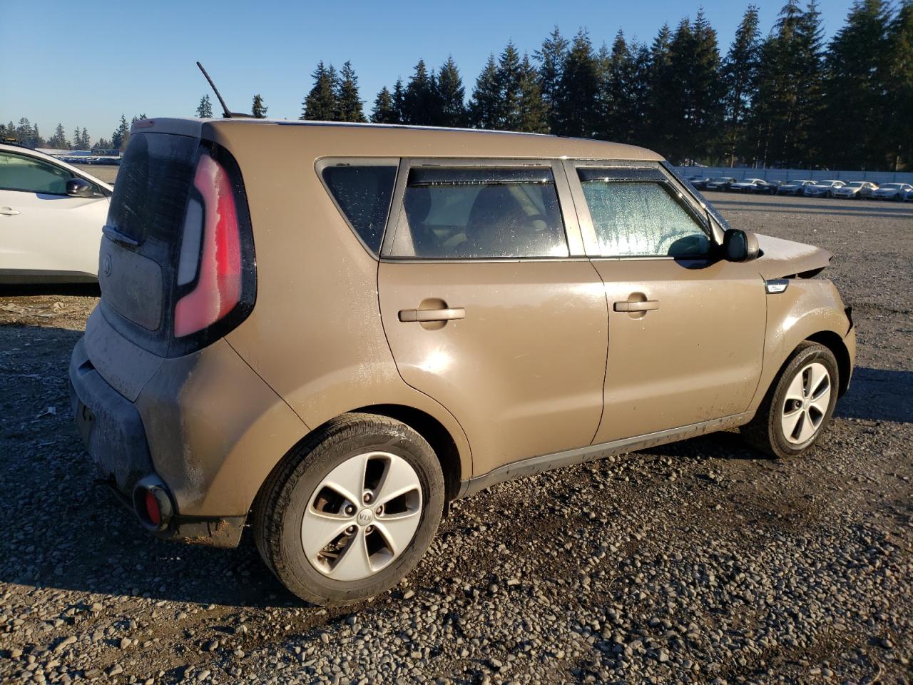 2015 KIA Soul VIN KNDJN2A2XF7167791 Copart auction photo, front end damage thumbnail 3