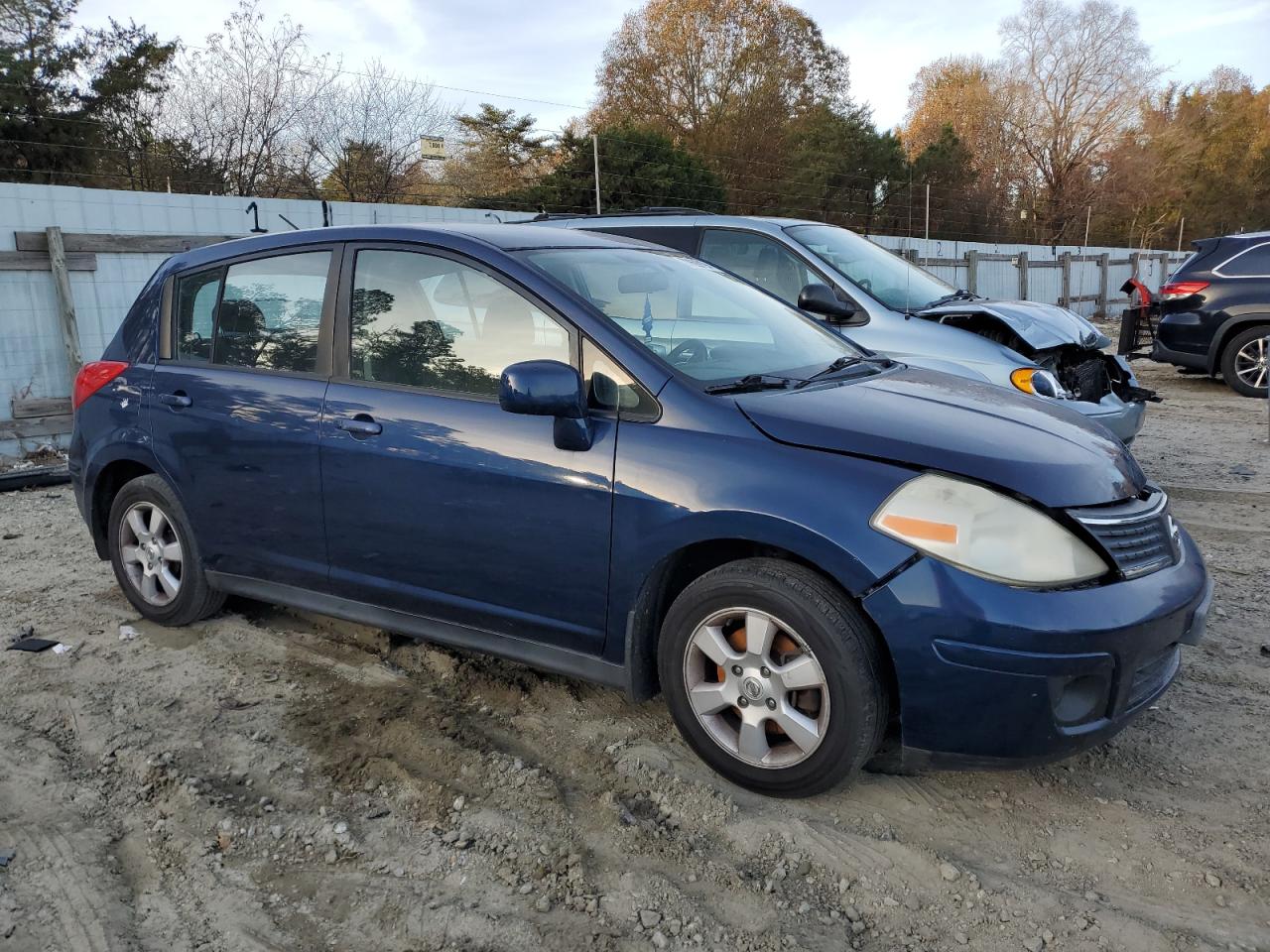 2008 Nissan Versa VIN 3N1BC13EX8L392211 Copart auction photo, front end damage thumbnail 4
