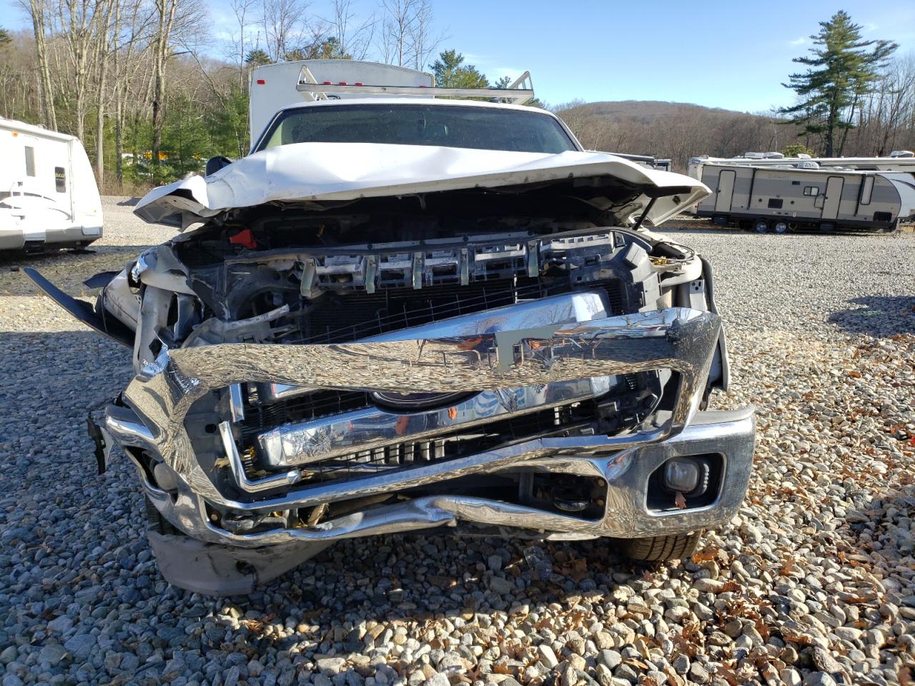 2014 Ford F250 VIN 1FT7W2B66EEB17912 Copart auction photo, front end / side damage thumbnail 5