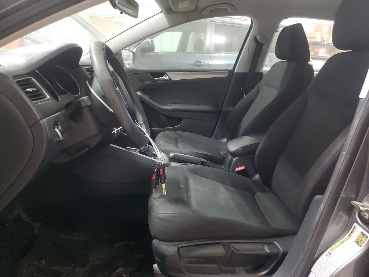 2015 Volkswagen Jetta VIN 3VWD17AJ6FM295459 Copart auction photo, side / front end damage thumbnail 7