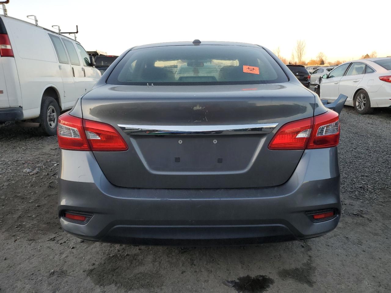 2019 Nissan Sentra VIN 3N1AB7AP0KL625865 Copart auction photo, vandalism damage thumbnail 6